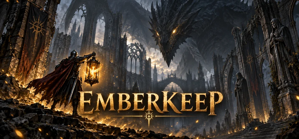 Emberkeep — Epic centered concept artwork