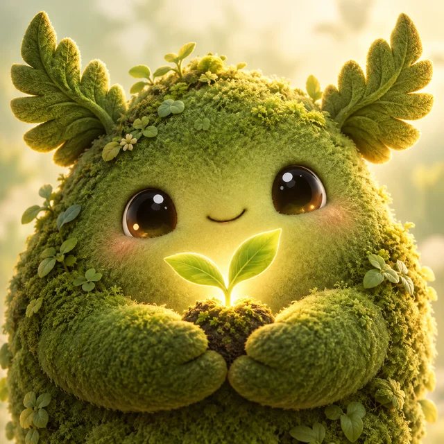 Mossbound — Cute companion concept artwork