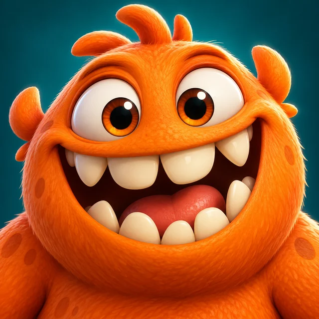Chompers — Mascot face concept artwork